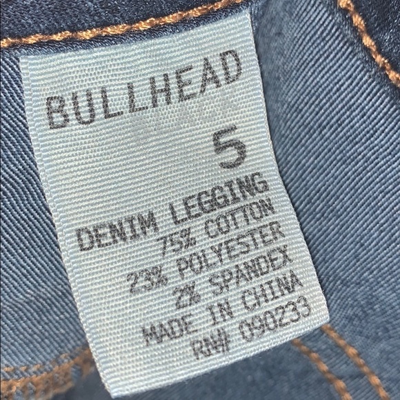 Bullhead Black Denim legging Jeans - Picture 7 of 11